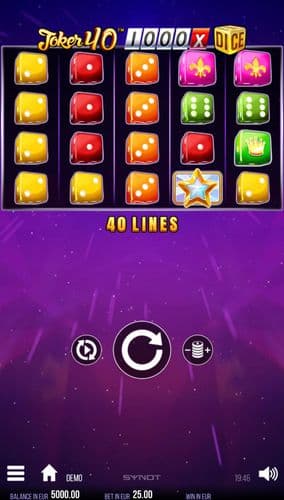 Joker 40 1000 Dice screenshot 1