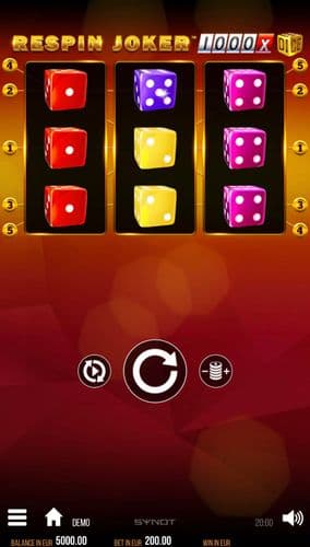Respin Joker 1000 Dice screenshot 1
