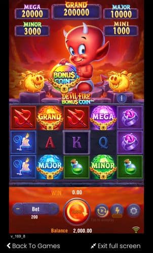 Devil Fire Bonus Coin screenshot 1