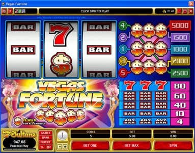 Vegas Fortune screenshot 1